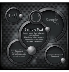 Abstract circles background vector image