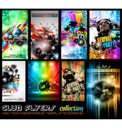 Club Flyers ultimate collection - High quality vector image