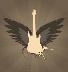 guitar vector image