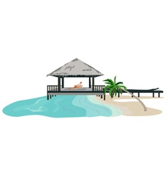 Beach resort vector image