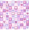 Pattern hearts vector image