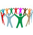 Colorful people vector image