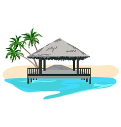 Beach resort vector image