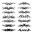 Tribal tattoo pack Tribal tattoo pack vector image