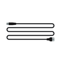 Cable wire computer usb plug connection technology vector image