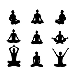 Meditation2 vector image