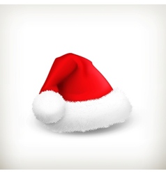 Santa Claus hat vector image