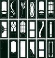 Door forms vector image