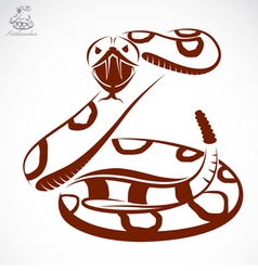 Image of an rattlesnake vector image