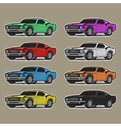 Cartoon Car Isolated on White Background Cartoon Car Isolated on White Background vector image