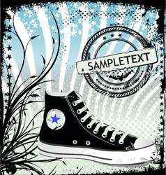 Retro background vector image