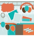 Scrapbook design elements vector image