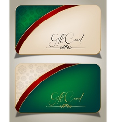 Abstract Gift Card vector image