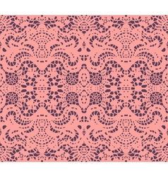 Pink lace doily Pink lace doily vector image