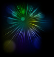 Abstract star burst background vector image