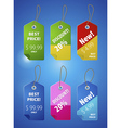 Price tab illutstraion vector image