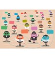 Social Network vector image