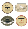 Funny vintage colored Halloween potion labels Funny vintage colored Halloween potion labels vector image
