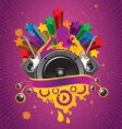 Music theme vector image