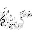Notes lines vector image