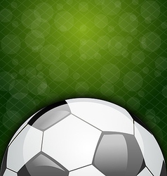 Football card with place for your text vector image