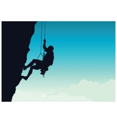 climber vector image