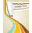 Vector retro grunge background vector image