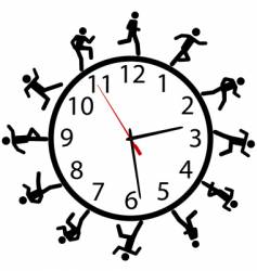 Time illustration vector image
