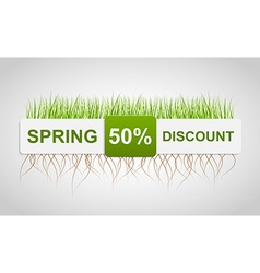 Spring frame Royalty Free Vector Image - VectorStock