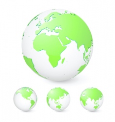 Globes vector image