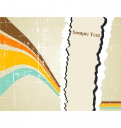 Vector retro grunge background vector image