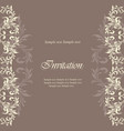 Floral card vector image