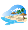 Beach resort vector image