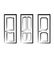 Doors vector image