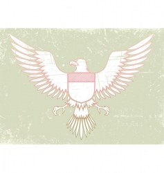 Medieval eagle vector image