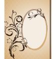 Vintage frame vector image