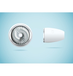 Jet engine vector image