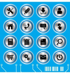 Website icons set vector image