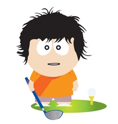 Golf vector image