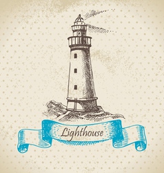 Lighthouse vector image
