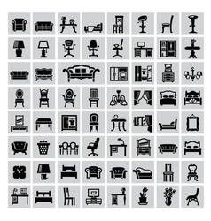 Furniture icon vector image