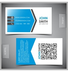 Set of creative business cards vector image
