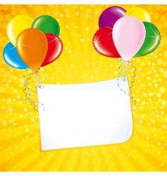 Celebration card vector image