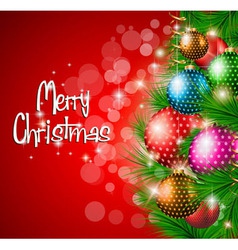 Elegant Classic Christmas flyer vector image