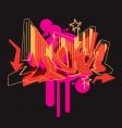 Graffiti graphic vector image