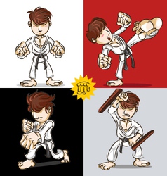 Martial Art Karate vector image