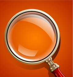 Magnifier icon vector image