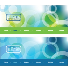Modern web banners vector image