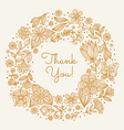 Wedding floral background vector image