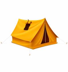 Camping tent vector image